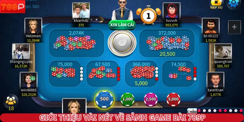 Giới thiệu vài nét về sảnh Game Bài 789P